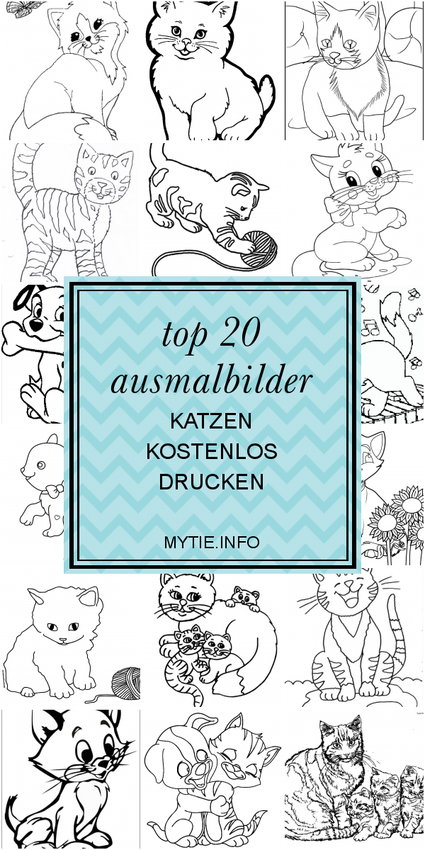 Top 20 Ausmalbilder Katzen Kostenlos Drucken